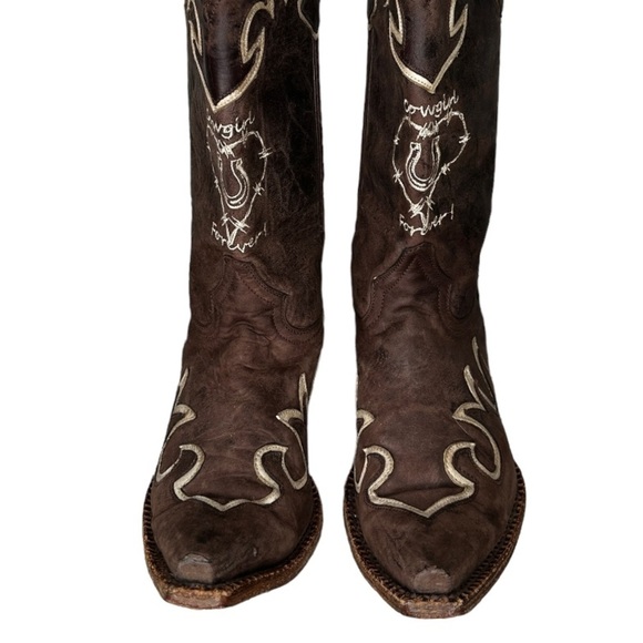 Pecos Bill "Cowgirl Forever" Cowboy Boots - Picture 2 of 8